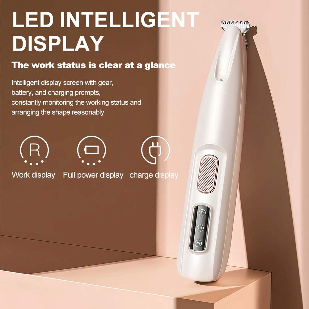 Pet Clippers - Cordless Dog Hair Trimmer Grooming Kit with Free Blades