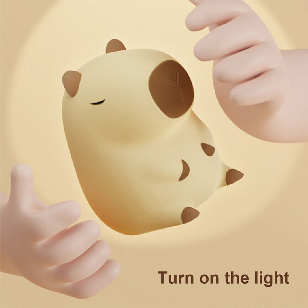 Adorable Animal LED Night Lamp Creative Cute Capybara Night Light for Kids
