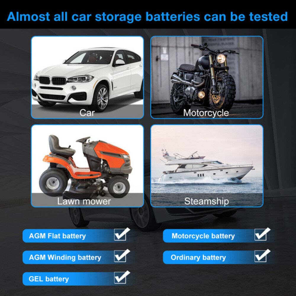 BK100 Digital 12V Car Battery Life Tester Load Test Analyzer Bluetooth Android
