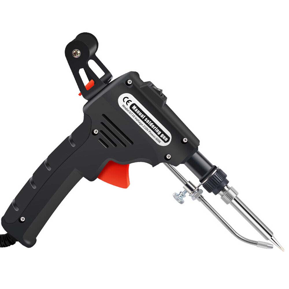 5PCS/set 60W Automatic Electric Soldering Station Iron Gun Solder Tin Tool Kit
