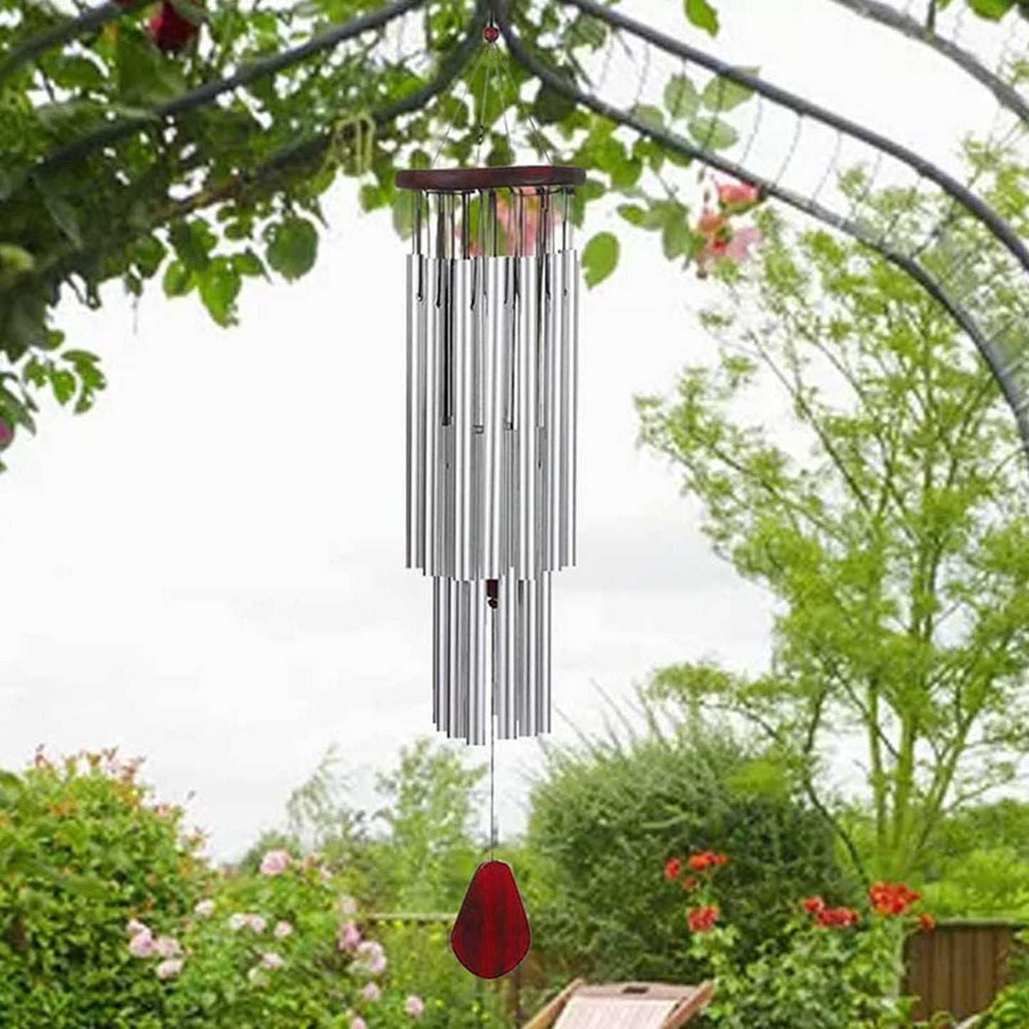 Commemorative Wind Chime – Aluminum Tube Metal Ornament for Garden & Home Decor