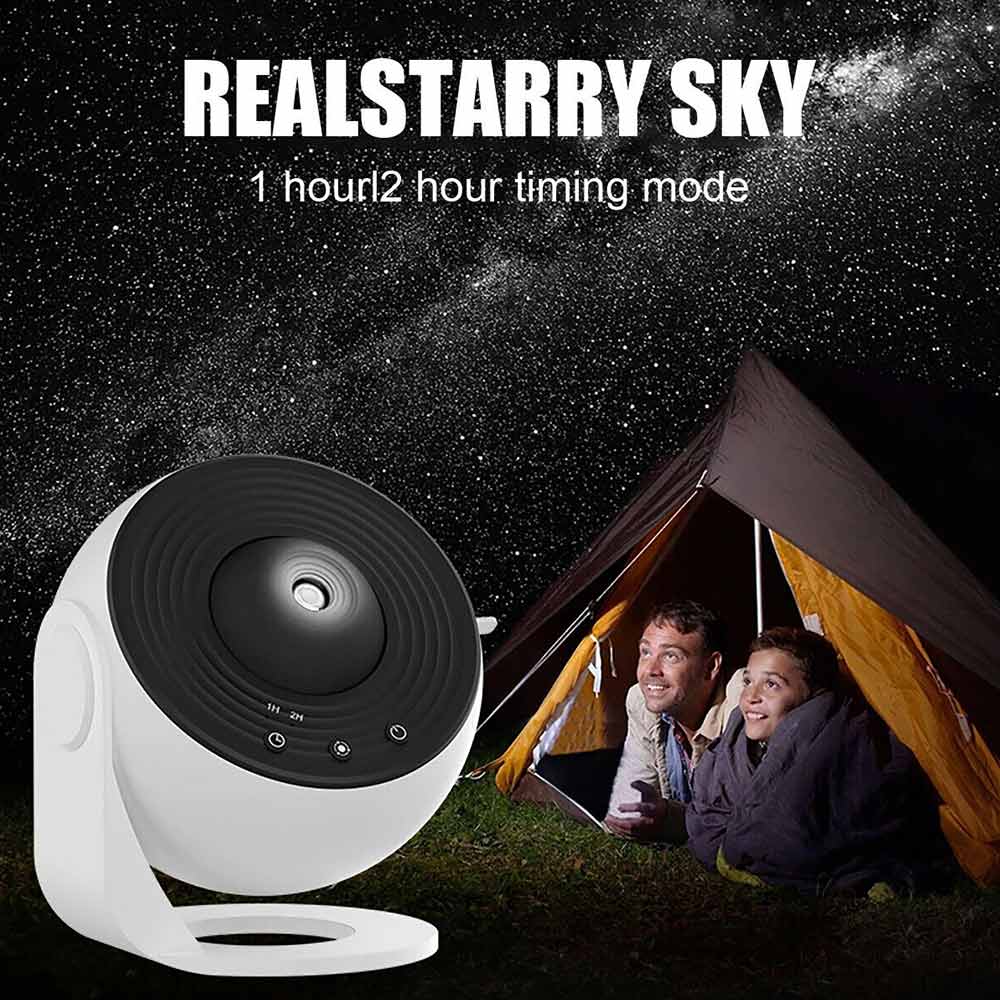 12in1 Planetarium Galaxy Starry Sky Projector Night Light Rotating Star LED Lamp