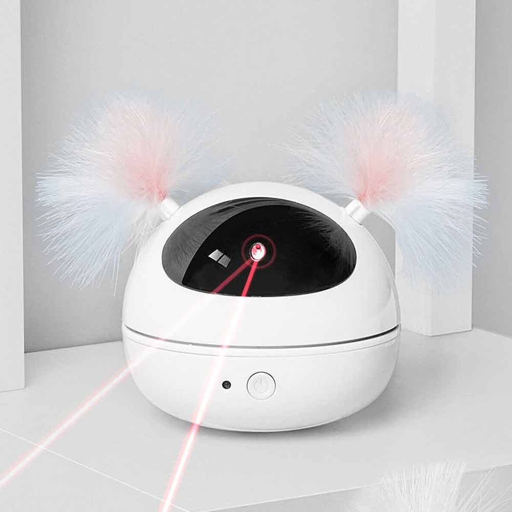 Automatic Laser Cat Toy Interactive Smart Kitten Laser Toy Battery-Powered