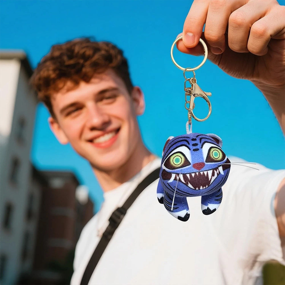 Cute Tiger Plush Keychain - Kpop Inspired Stuffed Animal Toy, Collectible Gift for Fans & Adults