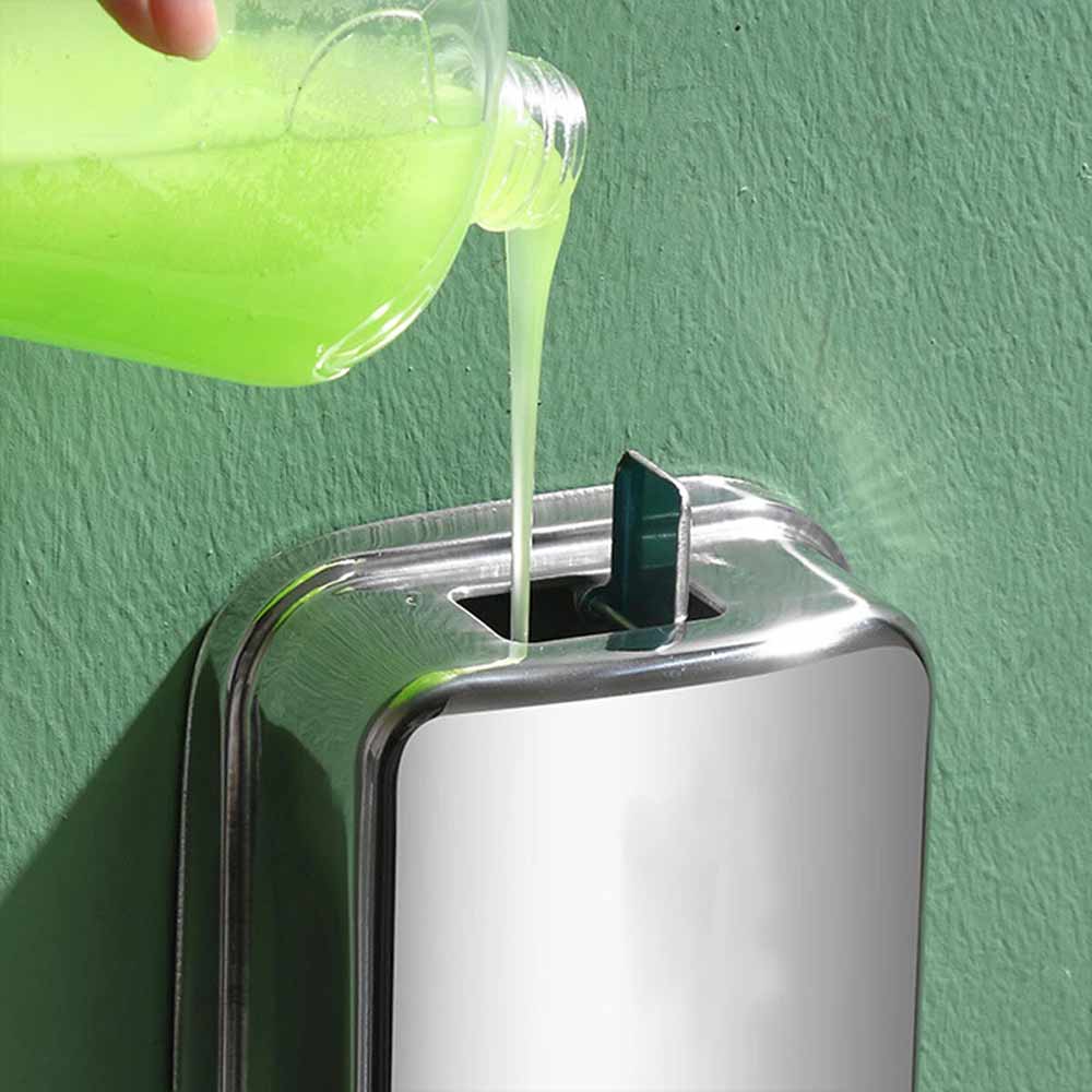 500ML Wall Mounted Stainless Steel Hand Soap Dispenser Bathroom Liquid Soap Dispenser