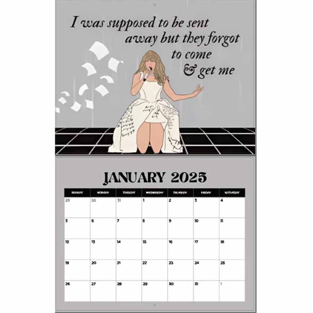 Taylor Swift Calendar：Taylor swift 2025 Calendar Eras In my 2025 Era Calendar