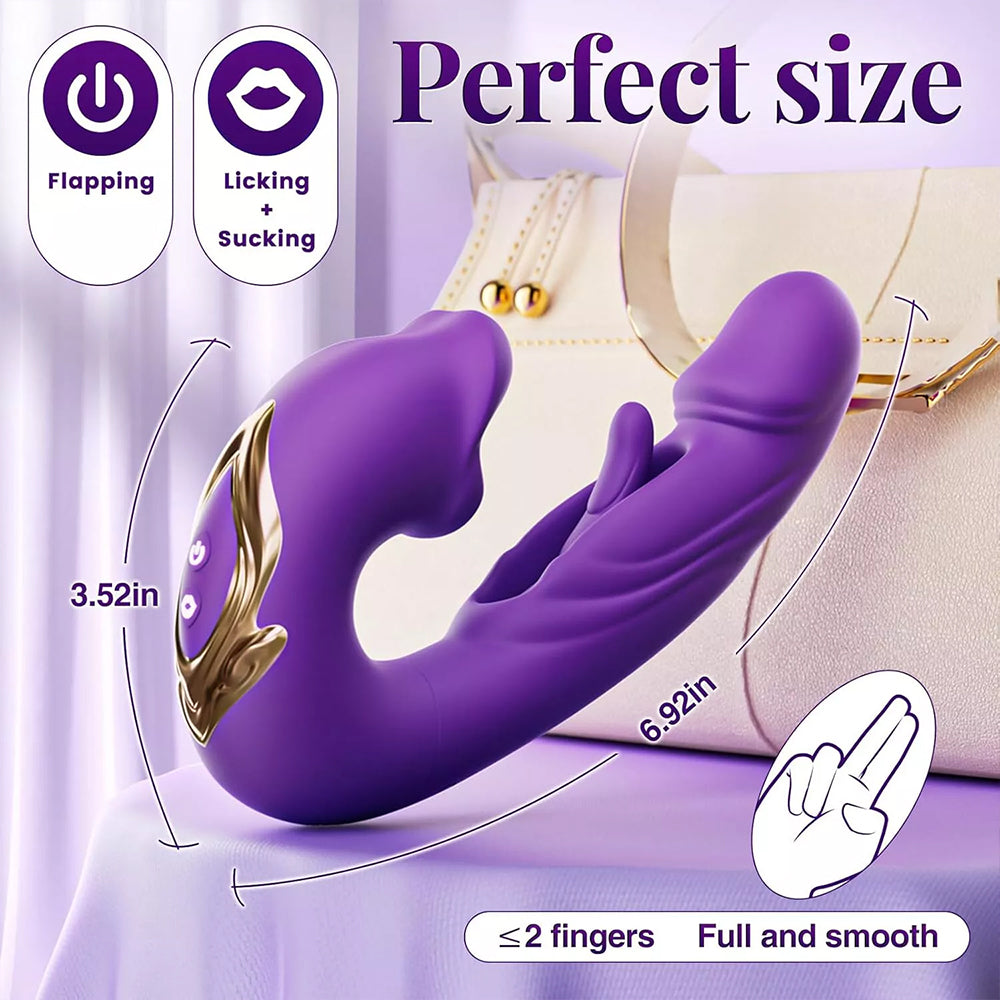 Flapping Tapping Vibrator Dildo G Spot Vibrator Clit Sucking Sex Toys for Women