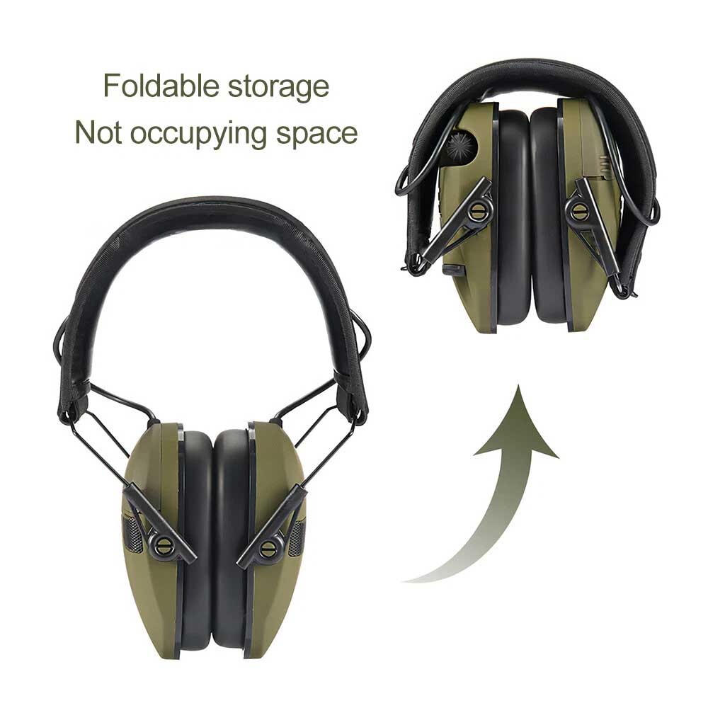 Walker's Electronic Earmuff Shooting Ear Protection Hearing Muff Slim Anti-noise