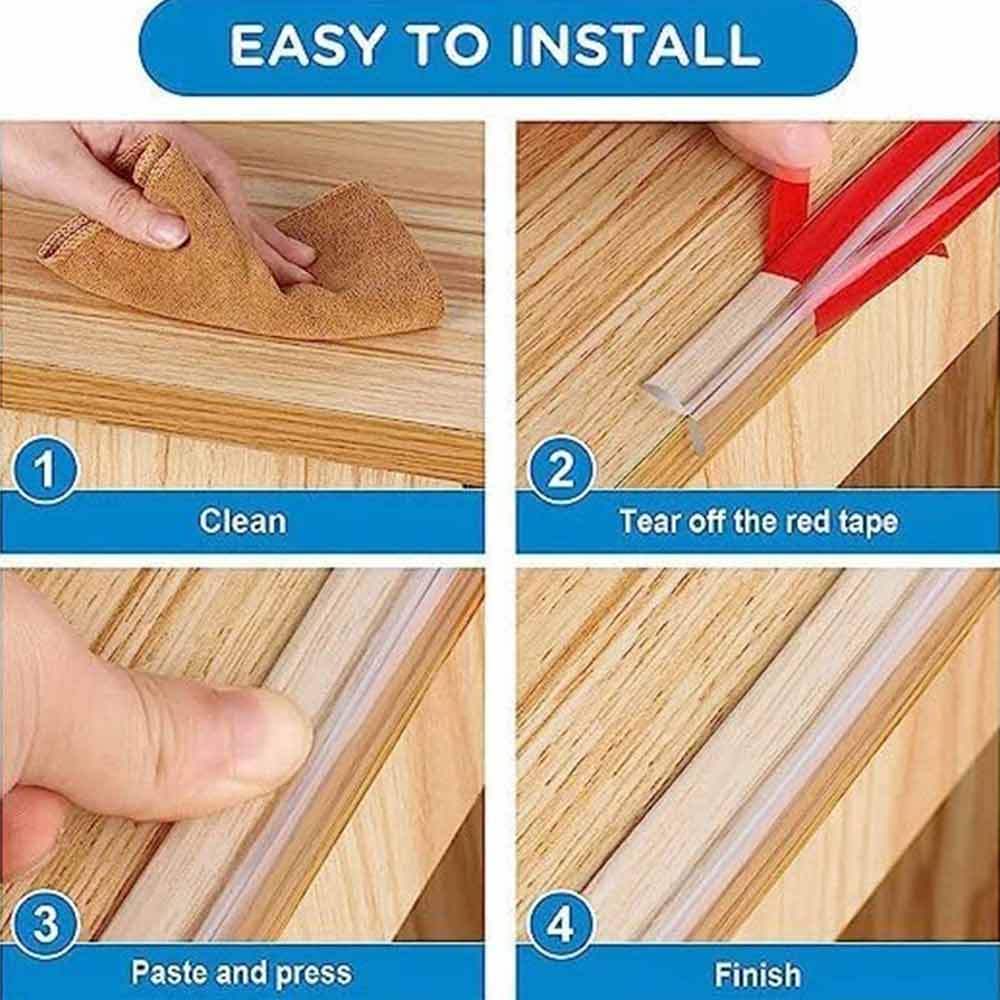 5M Corner Edge Guard – Table Safety Protector Strip, Cushion Foam Bumper 10mm