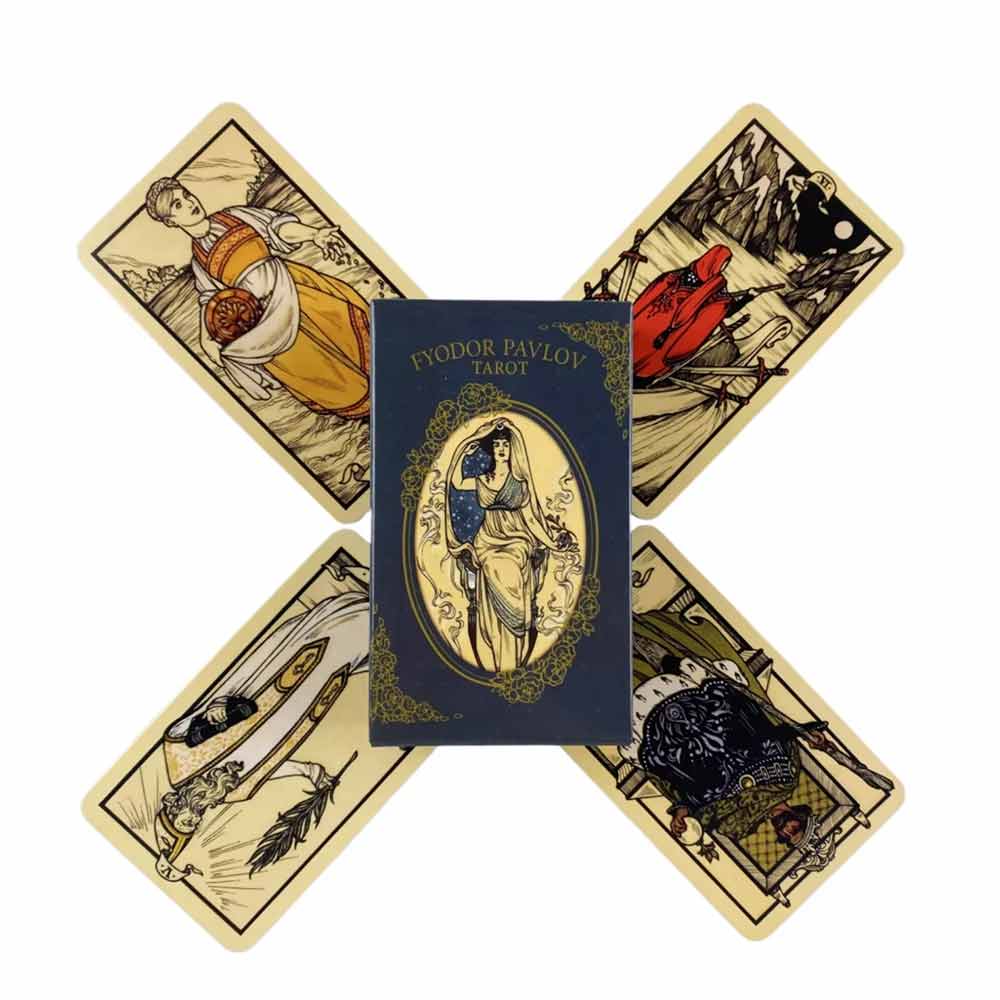 Fyodor Pavlov Tarot Cards – English Version Divination Deck Classic Board