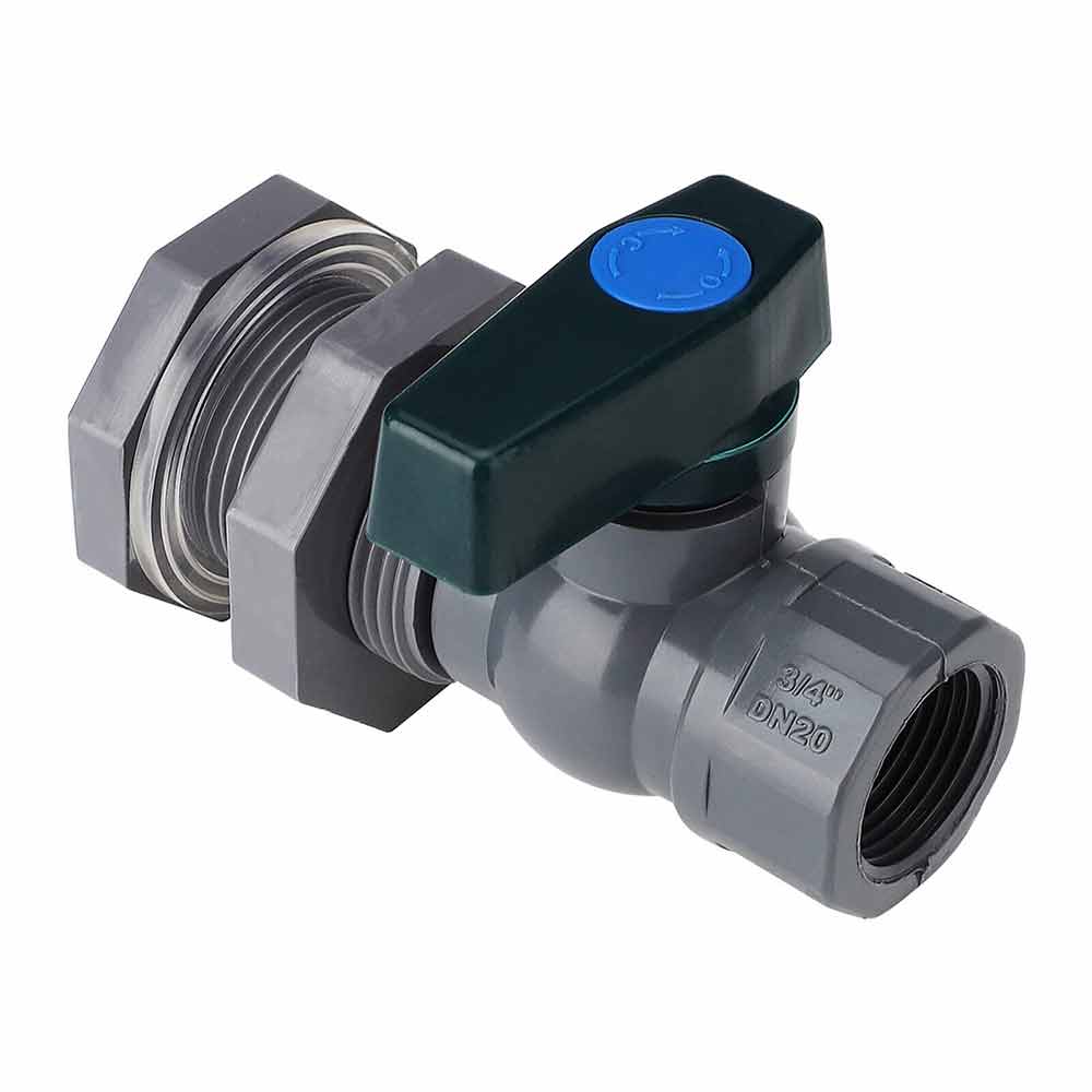 Rain Barrel Water Spigot Kit 3/4" Ball Valve and Bulkhead Fitting Outdoors