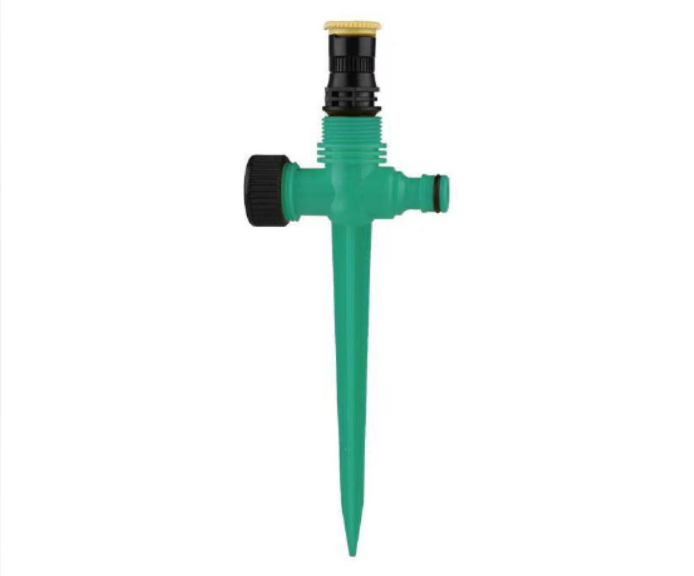 Adjustable Garden Sprinkler – 0-360° Mist Nozzle with Spike, Lawn Watering Kit