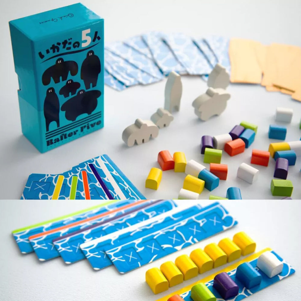 Oink Games Rafter Five 1-6Person Action Building Class Pparty Board Game Cards