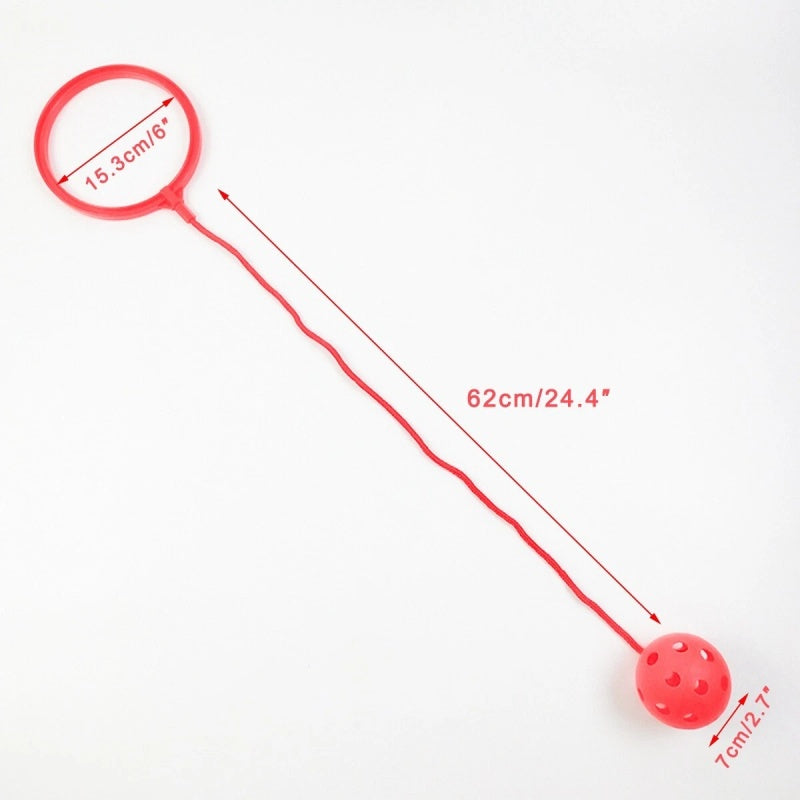 3pcs Random Colors  Kids Ankle Skip Outdoor Garden Game Fun Bouncing Ball
