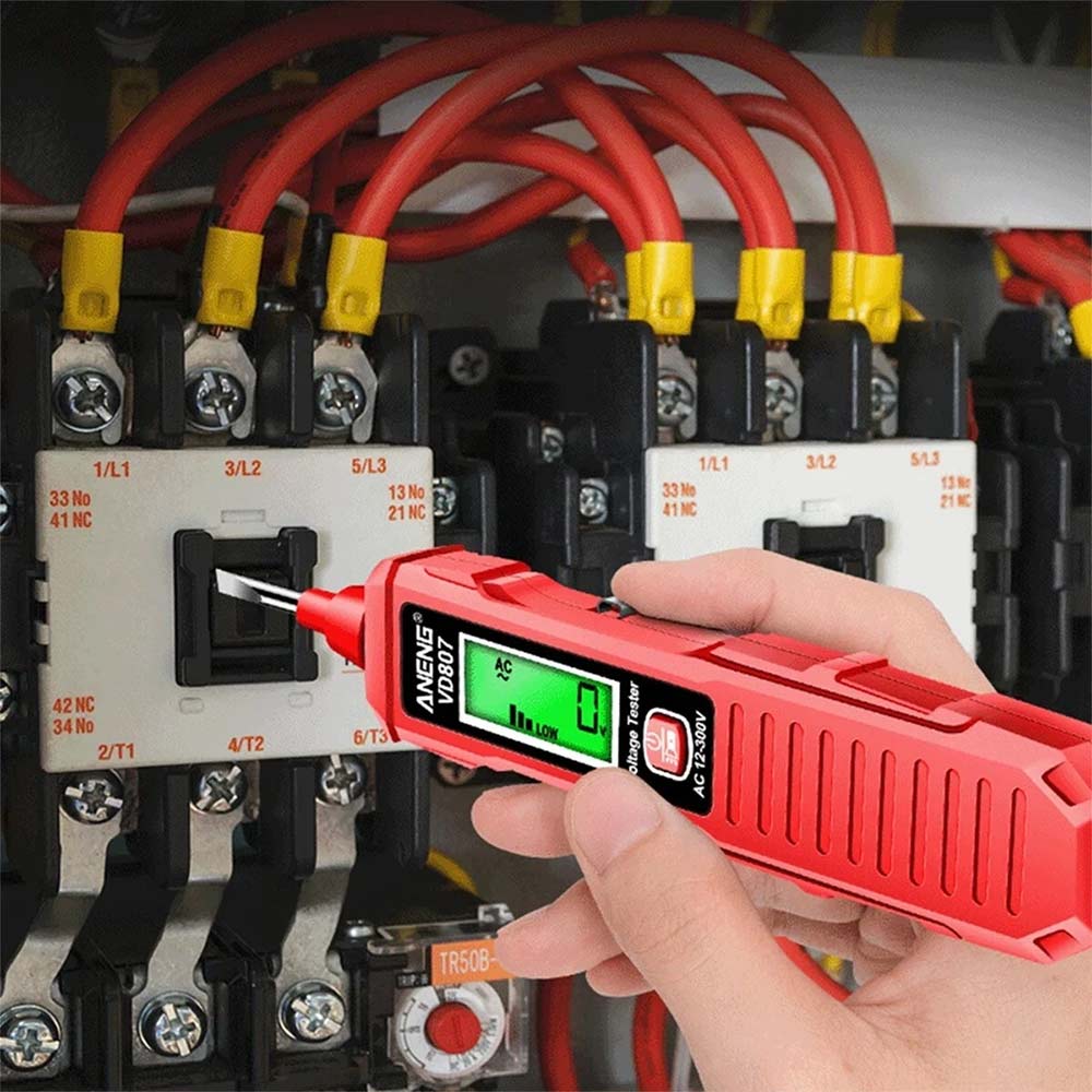 Non-Contact Voltage Tester Pen AC Sensor Power Alert 12-300V Electric Detector
