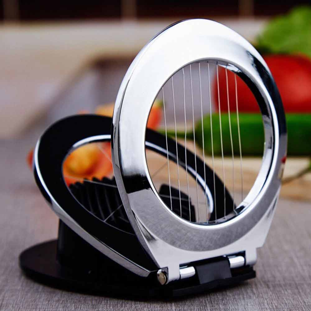 Egg Slicer Stainless Steel Mushroom Kitchen Chopper Tomato Boiled Cutter