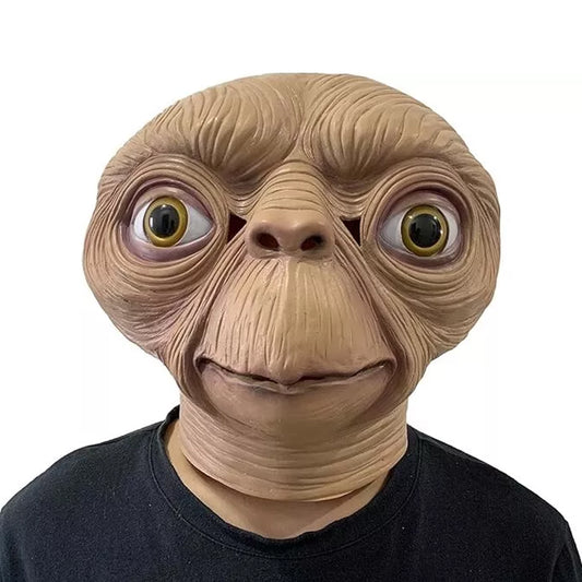 ET Alien Latex Mask – Realistic Sci-Fi Costume for Halloween & Cosplay