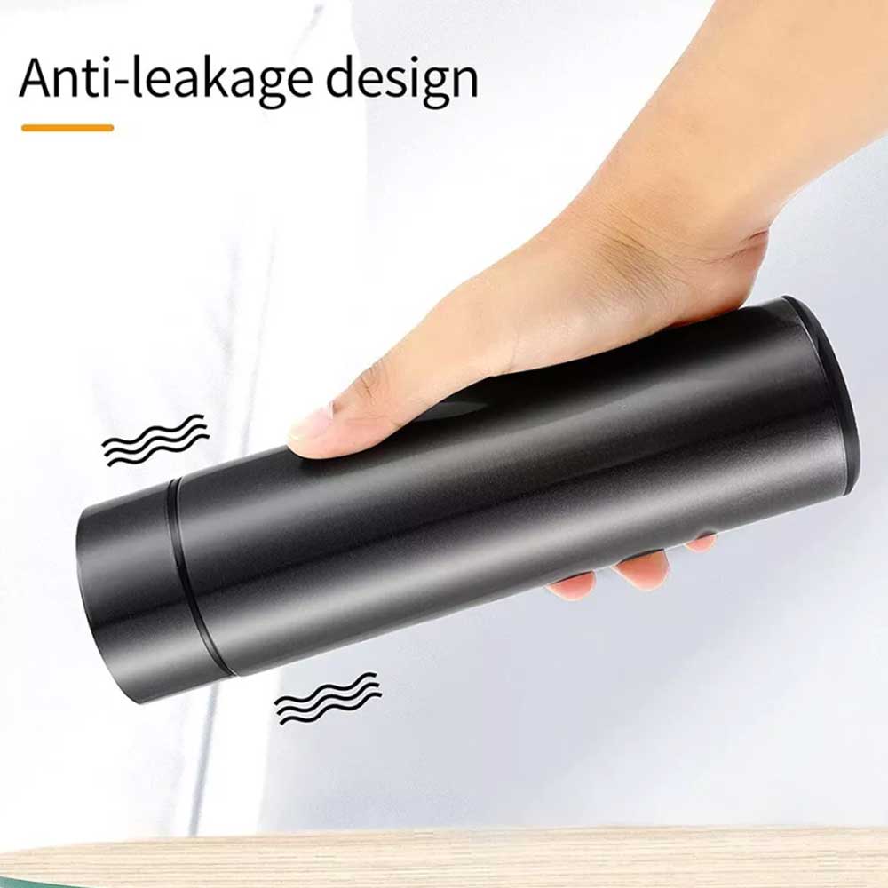 Stainless Steel Vacuum Cup Smart Insulated Mug Thermos Bottle LED Display 500ml