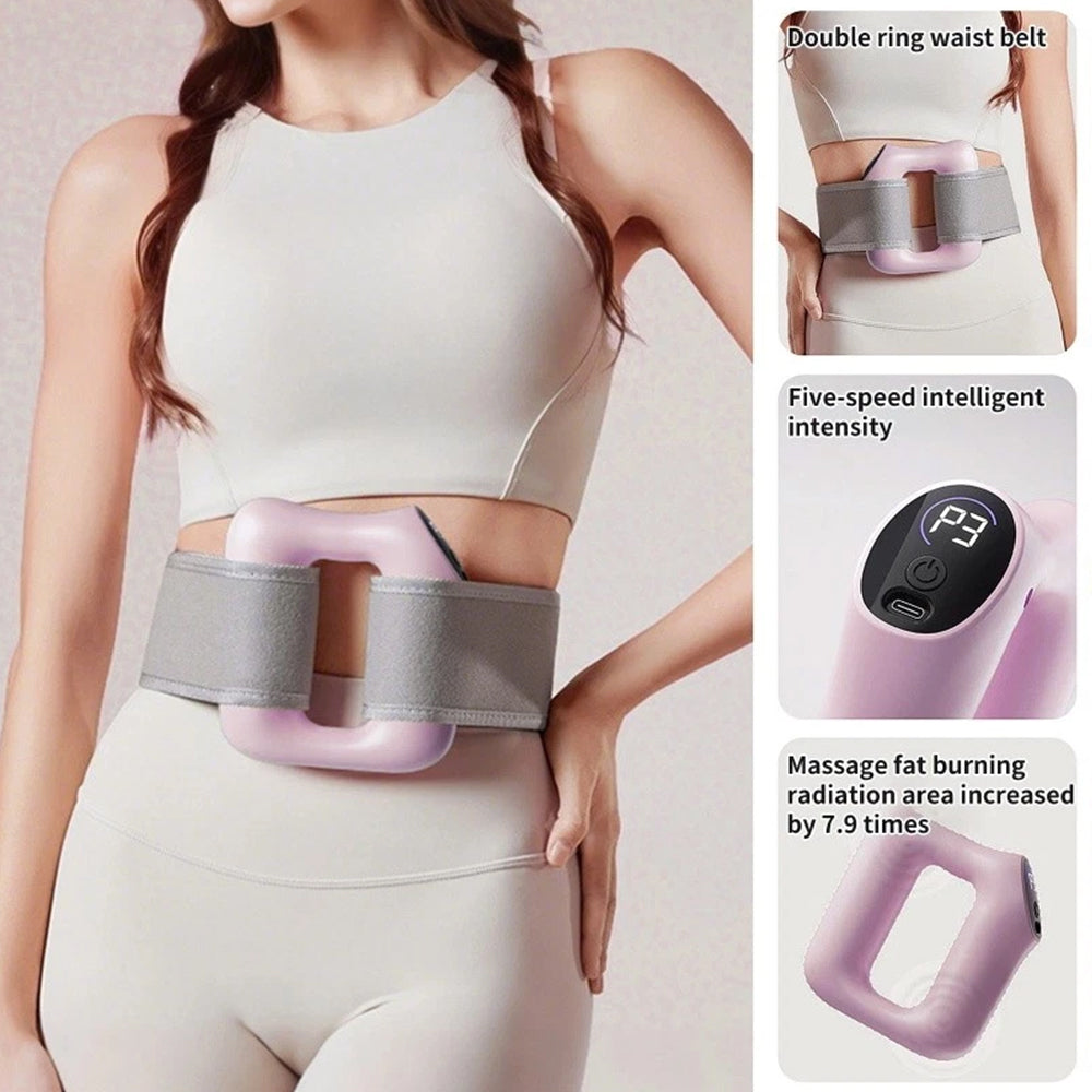 Full-Body Fascia Ring, Fascia Gun Massage Ring With Belt For Fat Burning&Shaping