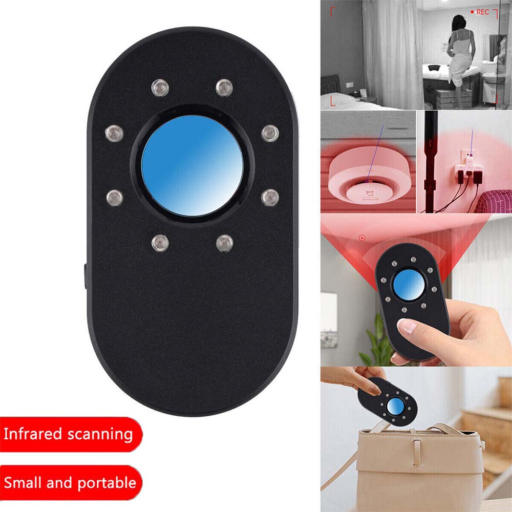 Signal Lens RF Tracker Camera Detector GSM Audio Anti Hidden Cam Bug Finder