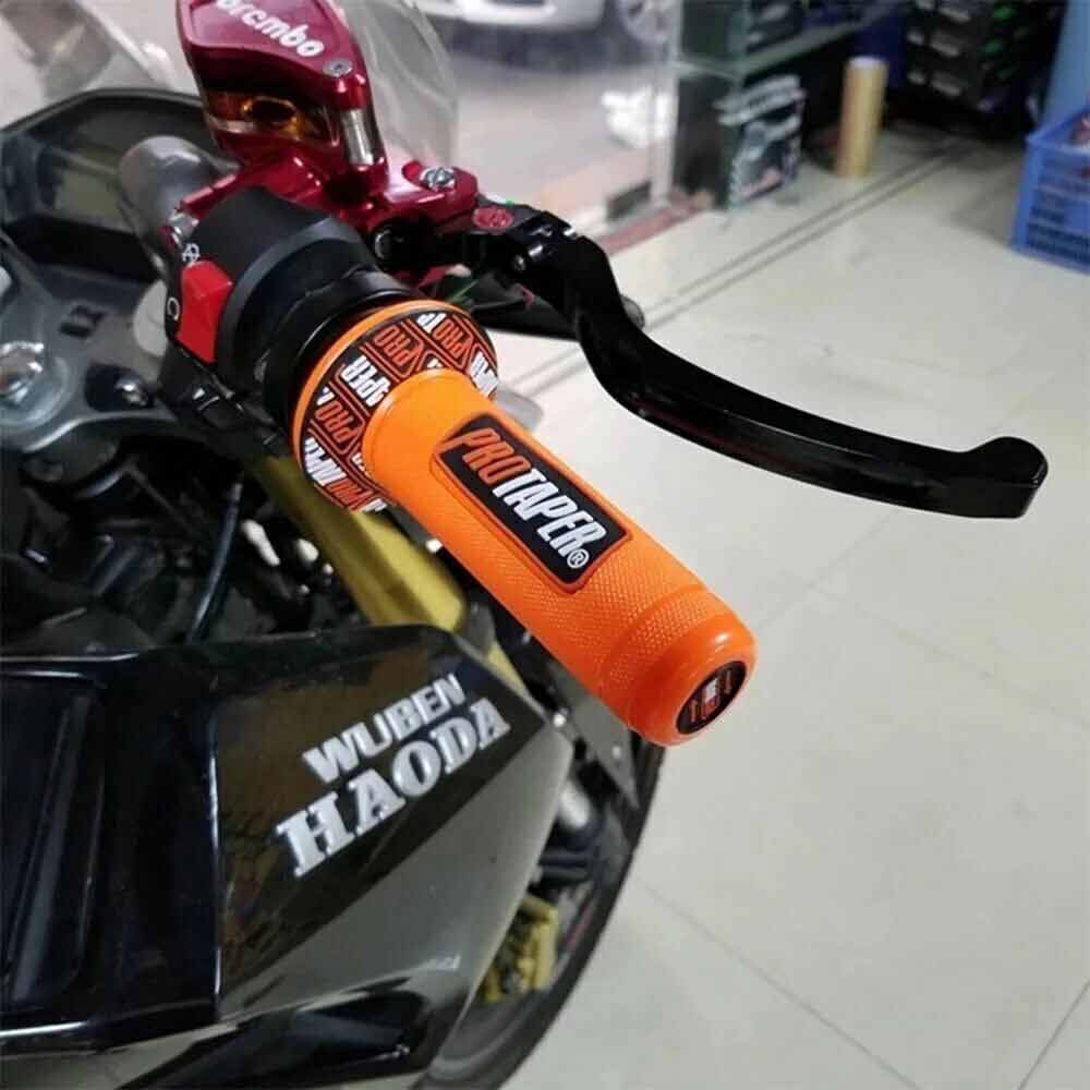 7/8" Motorcycle Hand Grips Pair Rubber Gel Brake Hands Pit Dirt Bike Motocross Motorcycle