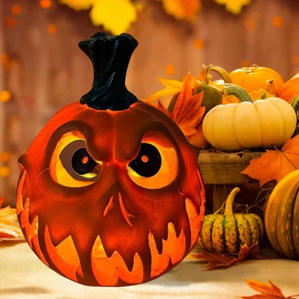 LED Halloween Pumpkin – Decorative Lantern Prop for Party & Home