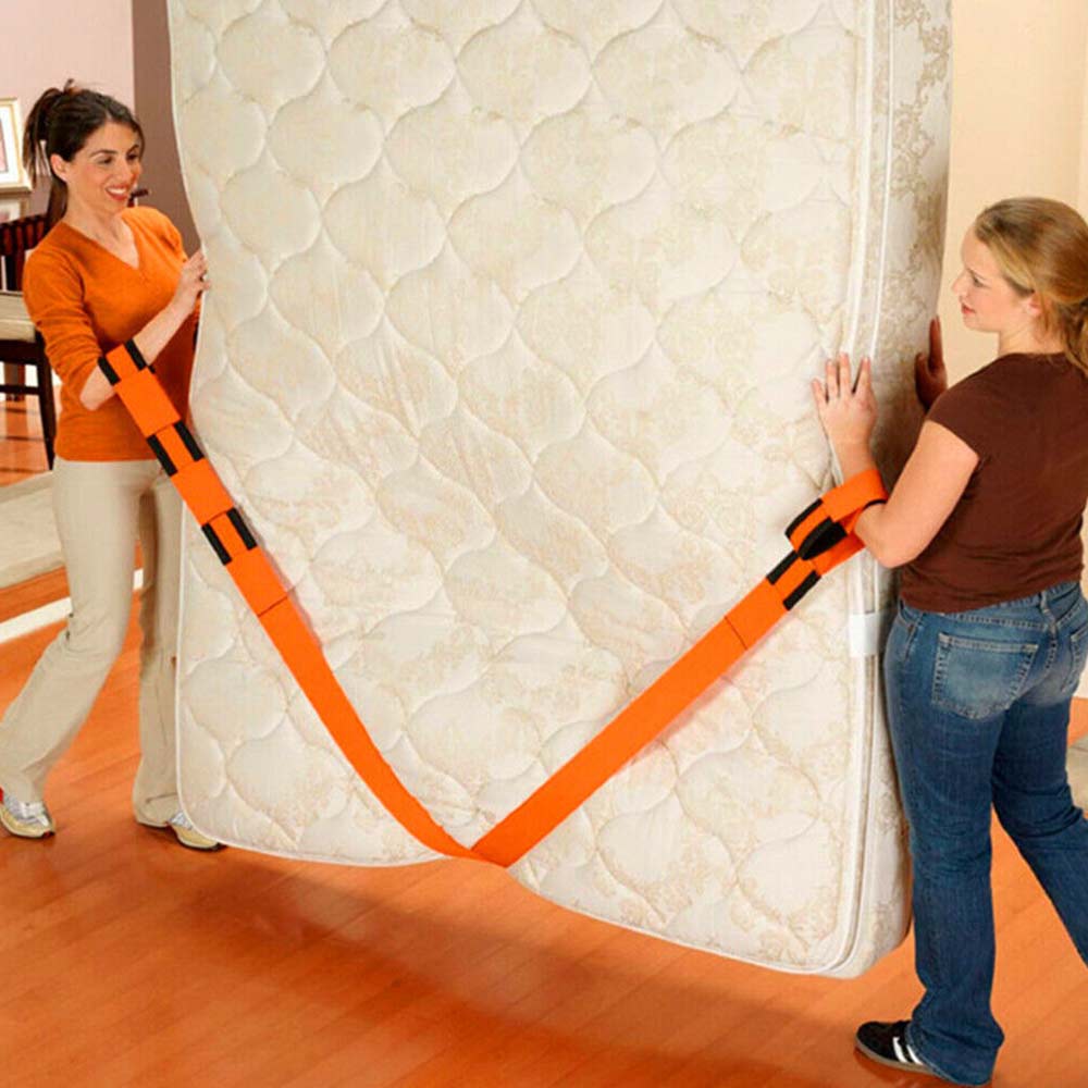 Adjustable Lifting Furniture Forearm Cargo Carry Belt Moving Straps 2 People