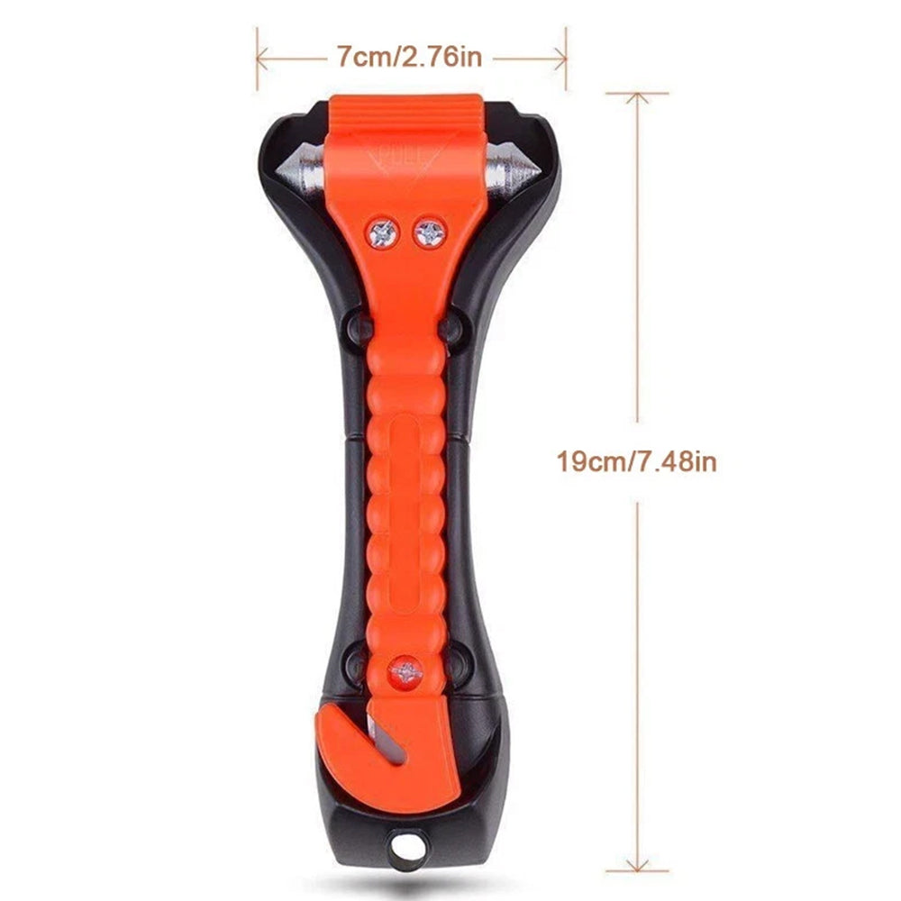 4-Pack Emergency Hammer – Car Window Breaker & Seatbelt Cutter Escape Tool