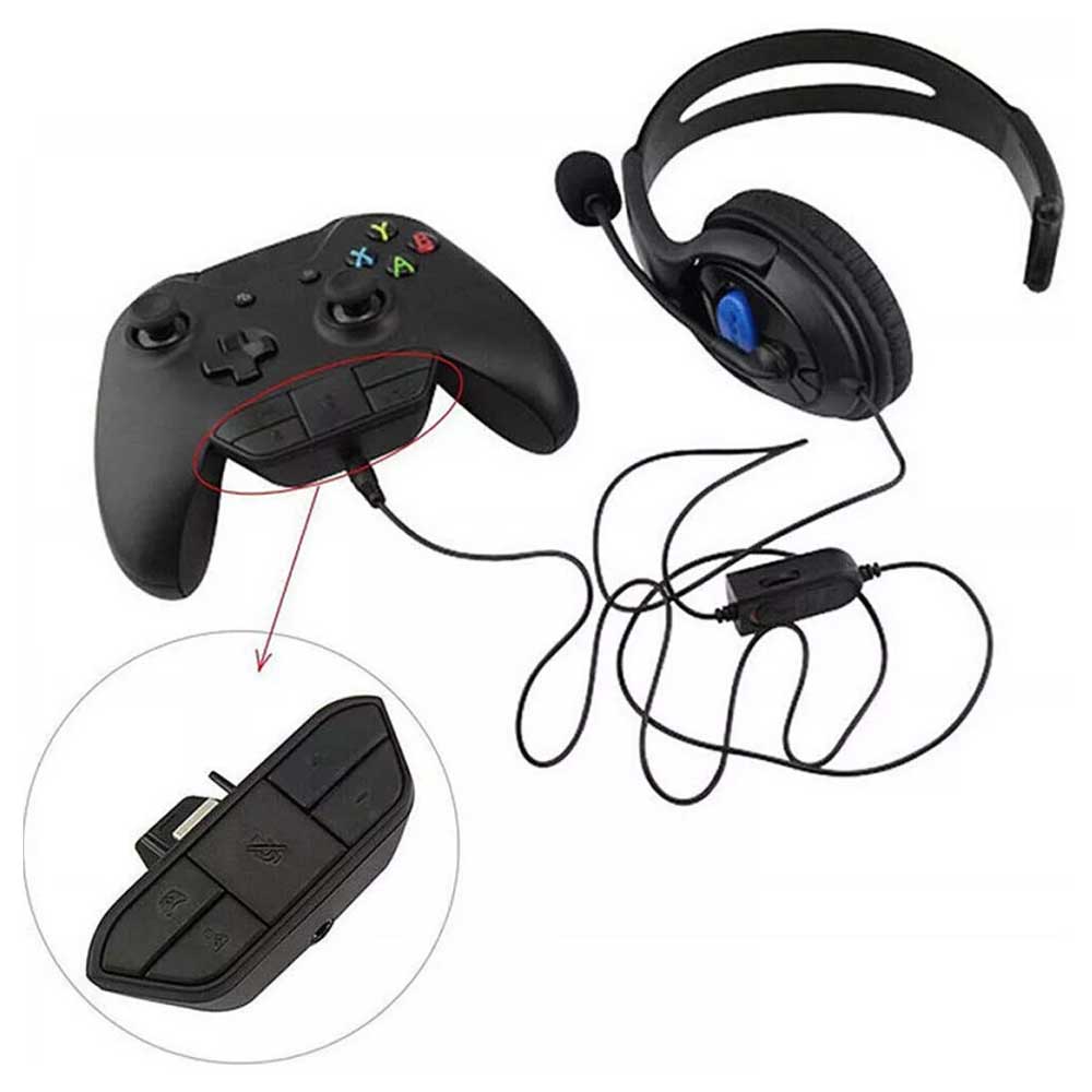 Stereo Headset Adapter Headphone Adaptor Converter for Xbox One Game Controller
