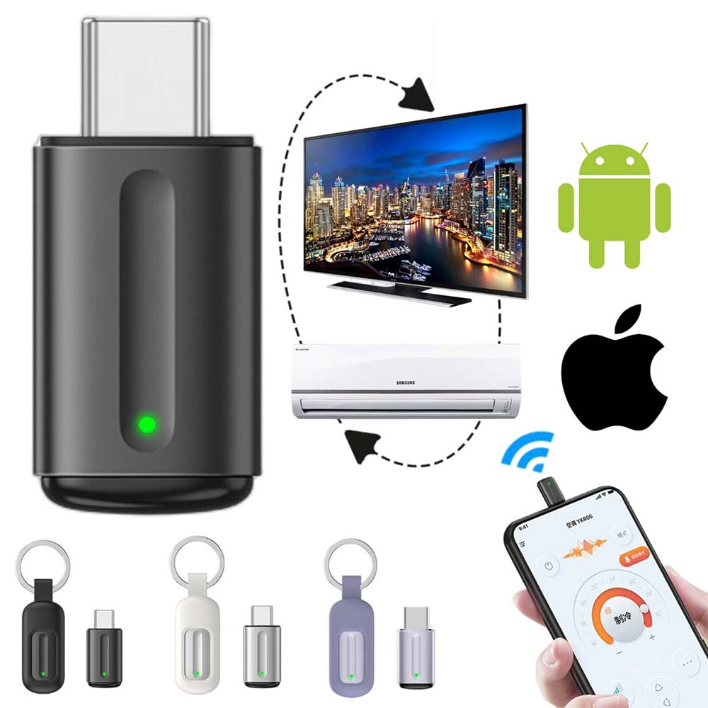 Universal for Phone Infrared Transmitter Android IOS Adapter Wireless Remote