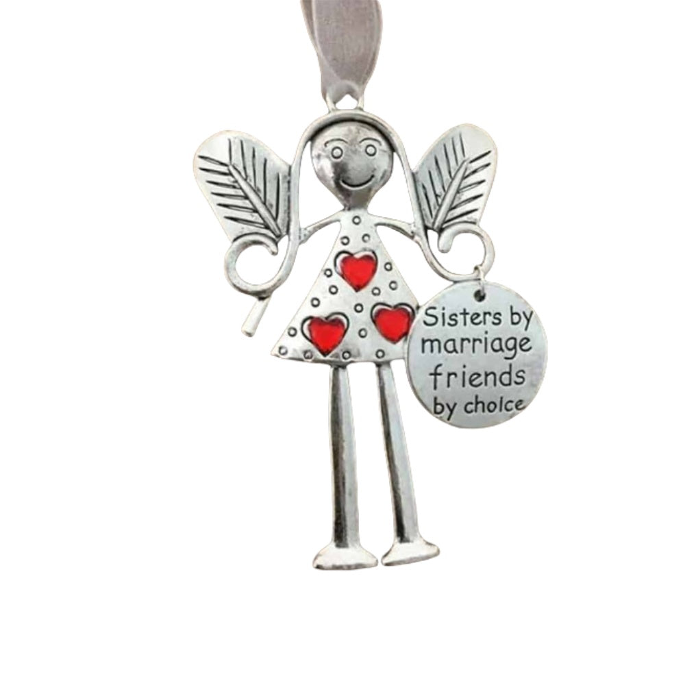 Friend Christmas Angel Ornament Crazy Beautiful Friends Forever-Angel Ornament