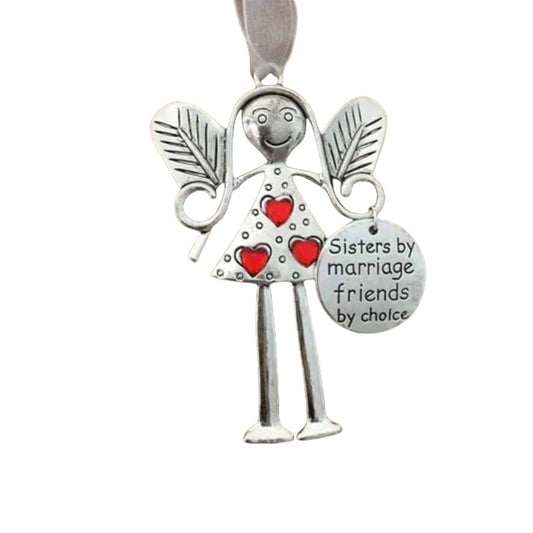 Friend Christmas Angel Ornament Crazy Beautiful Friends Forever-Angel Ornament