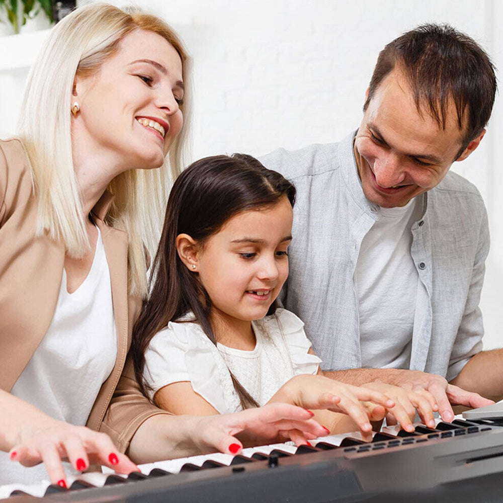 Removable Piano Keyboard Note Labels Reusable Silicone Piano Stickers for 88Keys