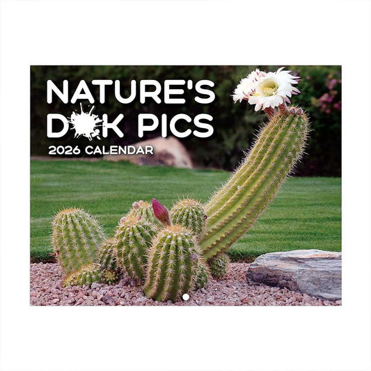2026 Nature's D*ck Pics Wall Calendar - Funny Gag Gift with Monthly View