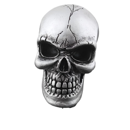 Universal Creative Skull Head Manual Car Gear Stick Shifter Knob Shift Lever Kit