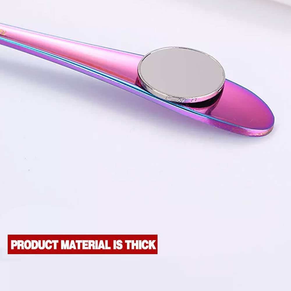 8PCS Portable Color Stainless Steel Tableware Dinnerware Travel Camping Cutlery Set