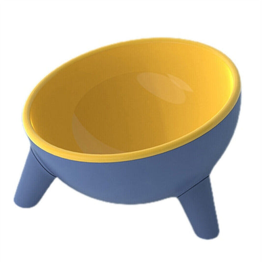Feeder Raised Cat Bowl Pet Bowl Elevated Dog Bowls 15°Tilted Pet Water Bowl