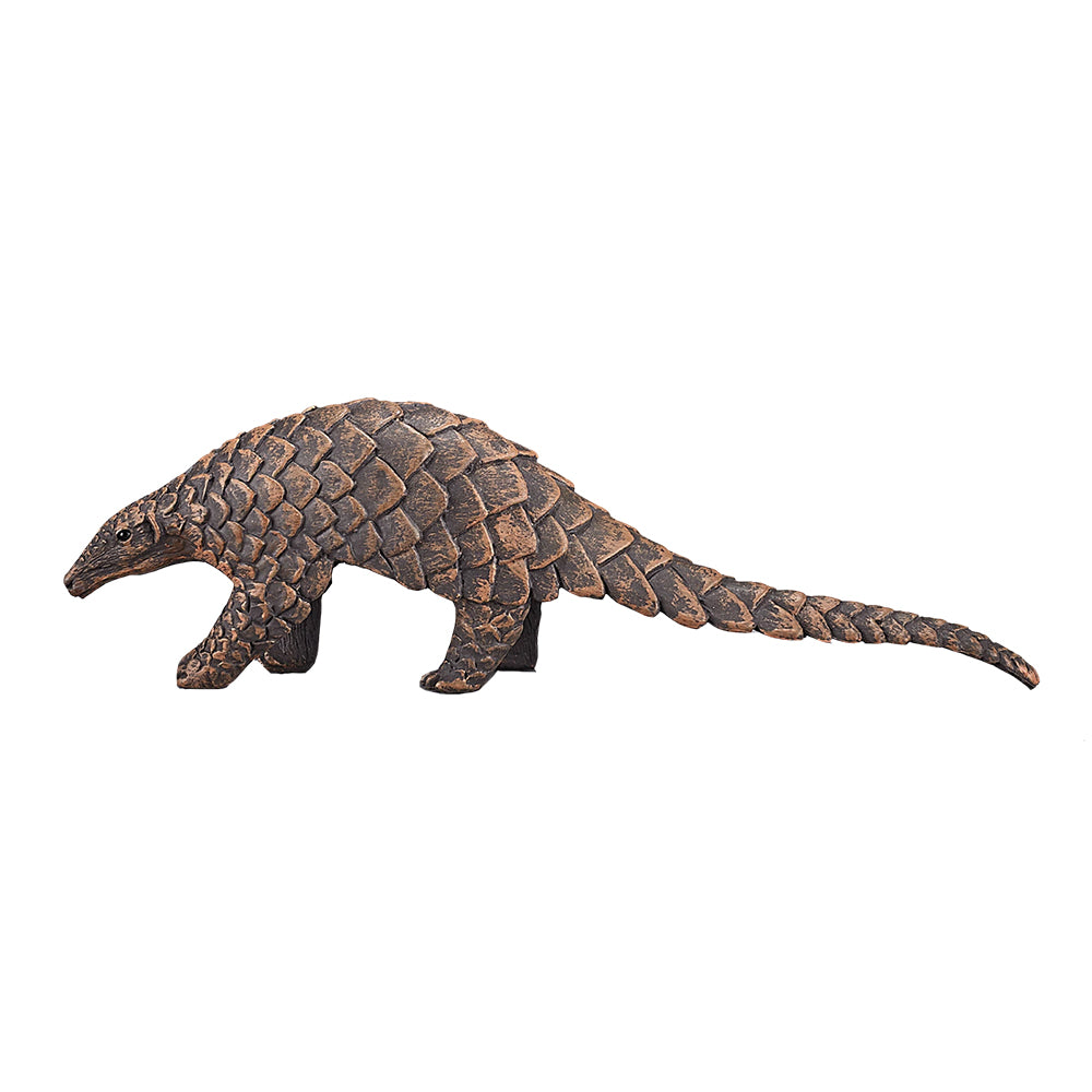 Indian Pangolin Figure - Realistic Wild Zoo Animal Toy, Plastic Jungle Model