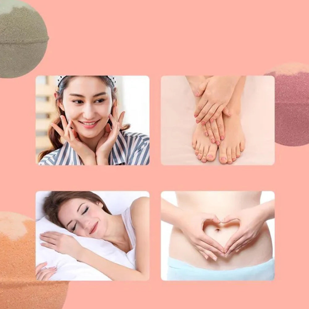 12pcs Herbal EssentialOil Foot Bath Pill Sleep Aid Rotating Effervescent Instant