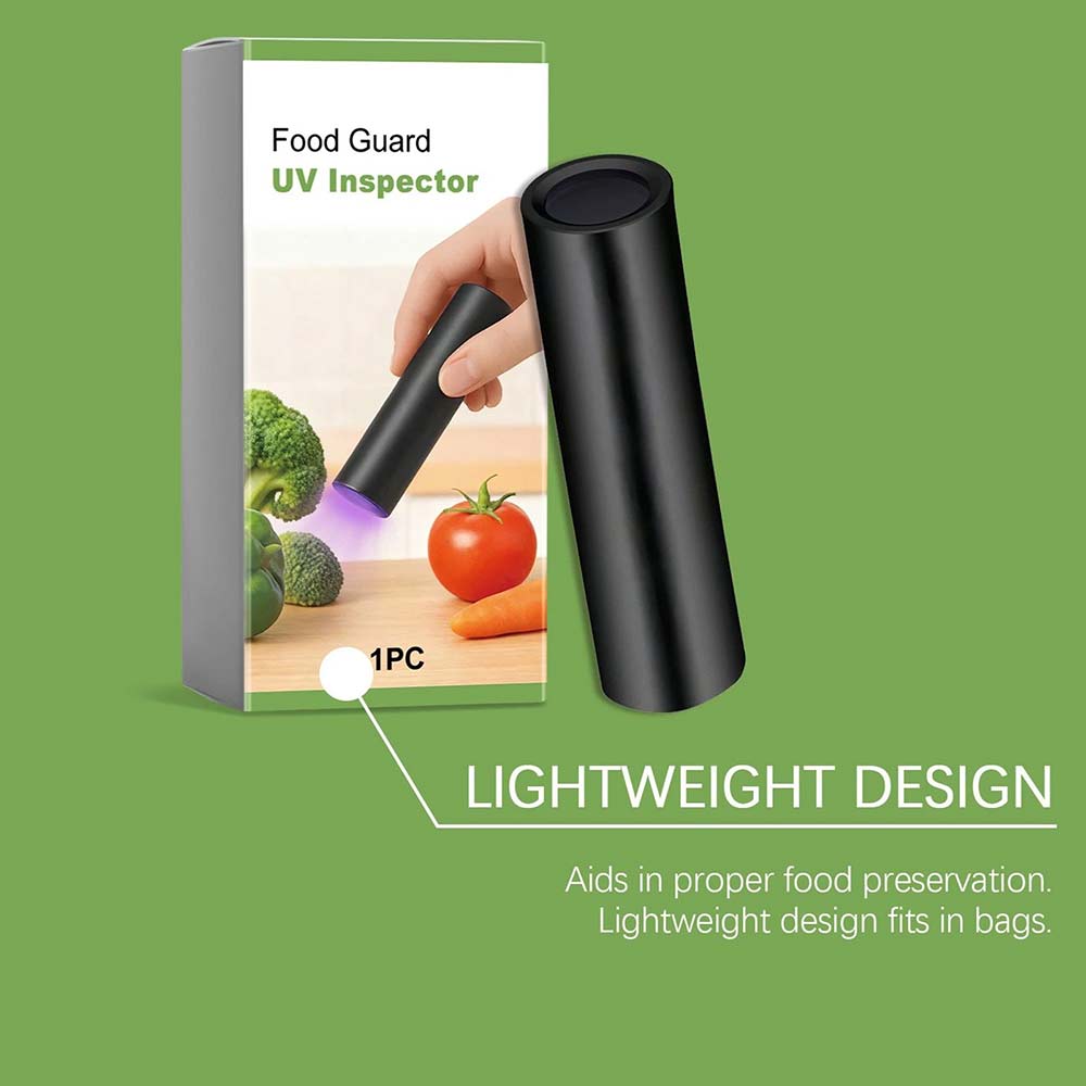 UV Black Light Flashlight – Portable UV Flashlight for Vegetable & Produce Detector