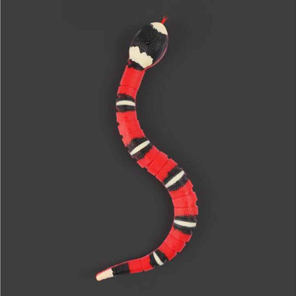 Smart Sensing Snake Toys Pet Cat Toy Cats USB Charging Electron Interactive Toy