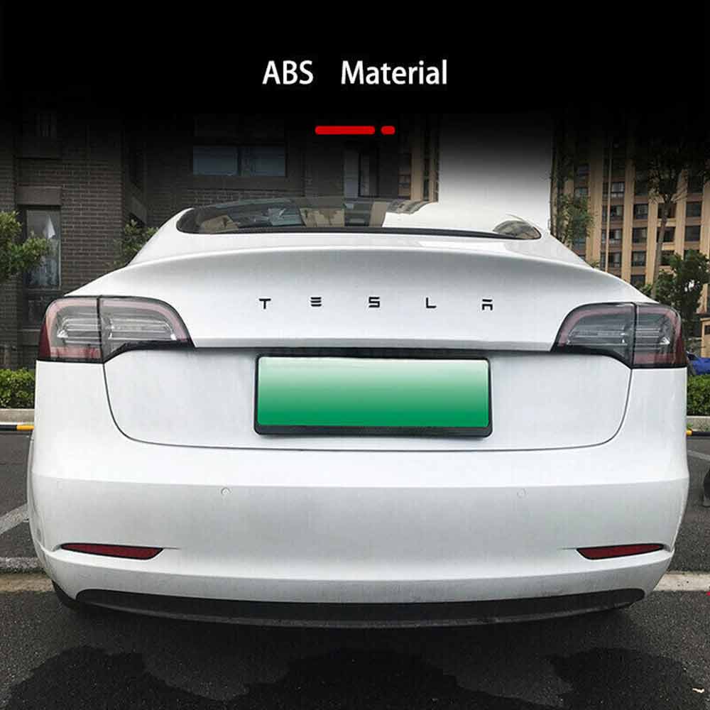 3D Trunk Letters Tailgate Rear Emblem Adhesive Badge for Tesla Model 3 Y X S
