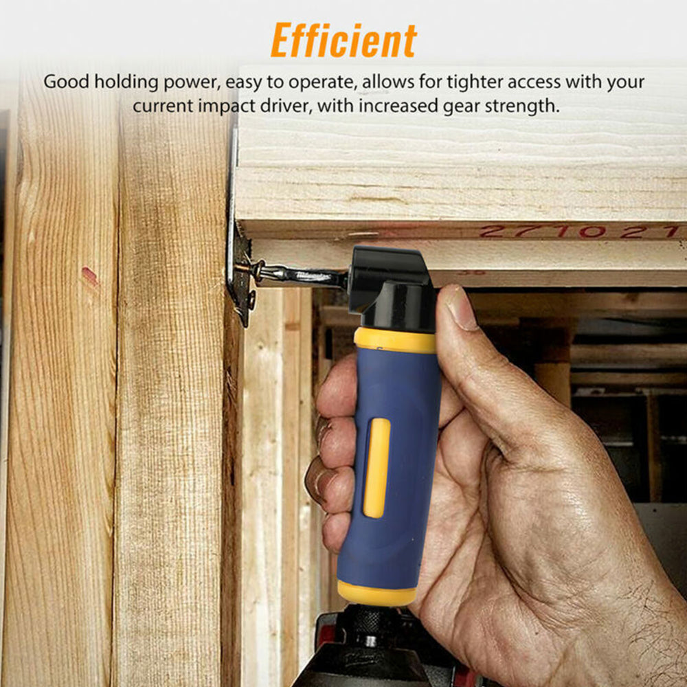 90 Degree Right Angle Extension Driver Electric Screwdriver Drill Bit Holder AU