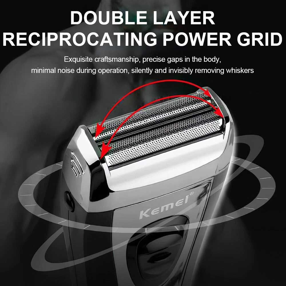 Men USB Electric Shaver Trimmer Razor Rechargeable Hair Beard Shaving Machine