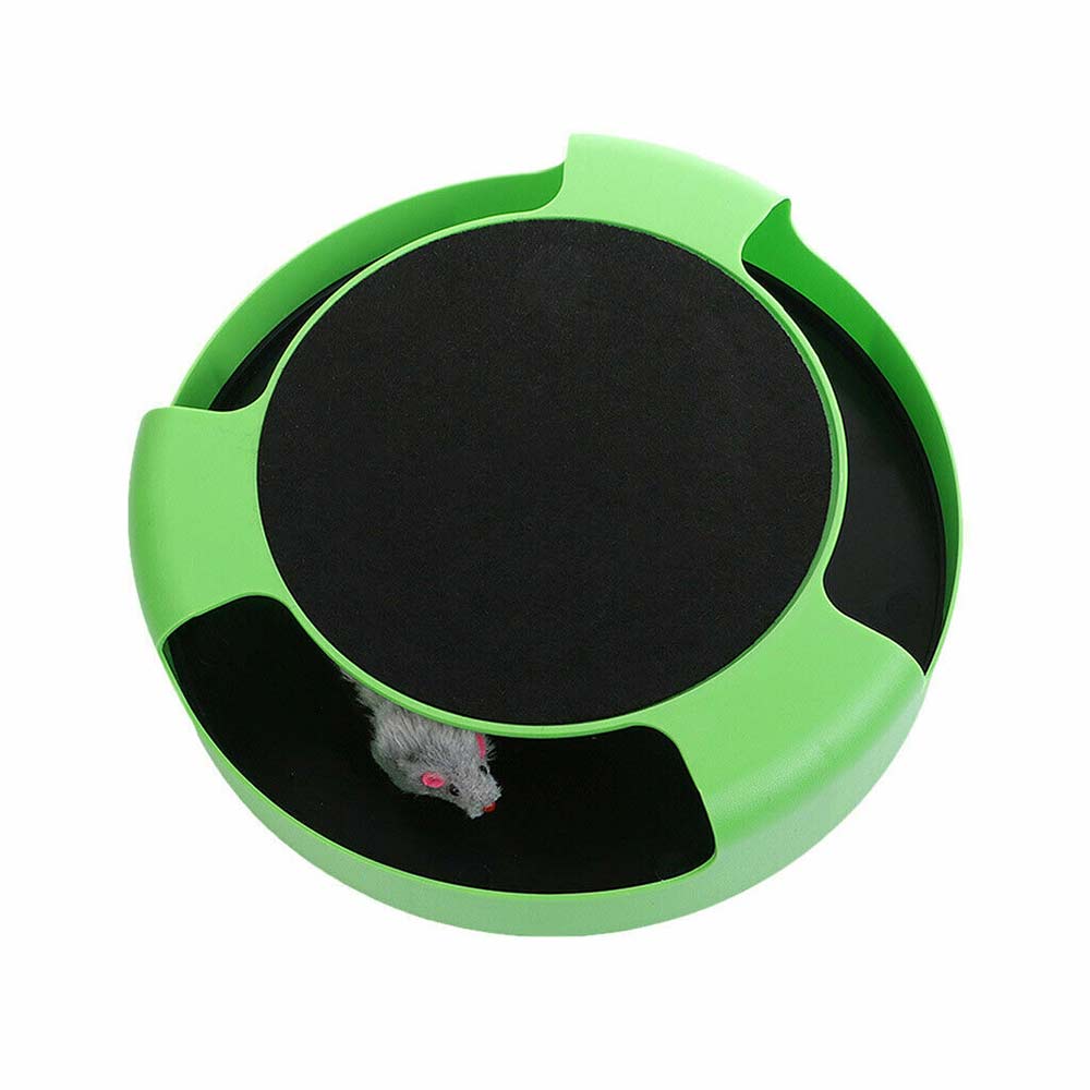 Motion Kitten Cat Toy Catch The Mouse Chase Interactive Cat Training Scratchpad