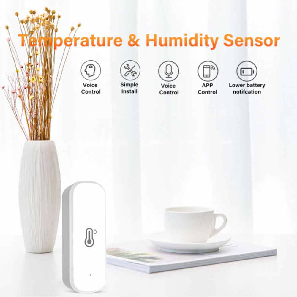Tuya WiFi/Zigbee Temperature Humidity Sensor Thermometer Hygrometer Smart/Home