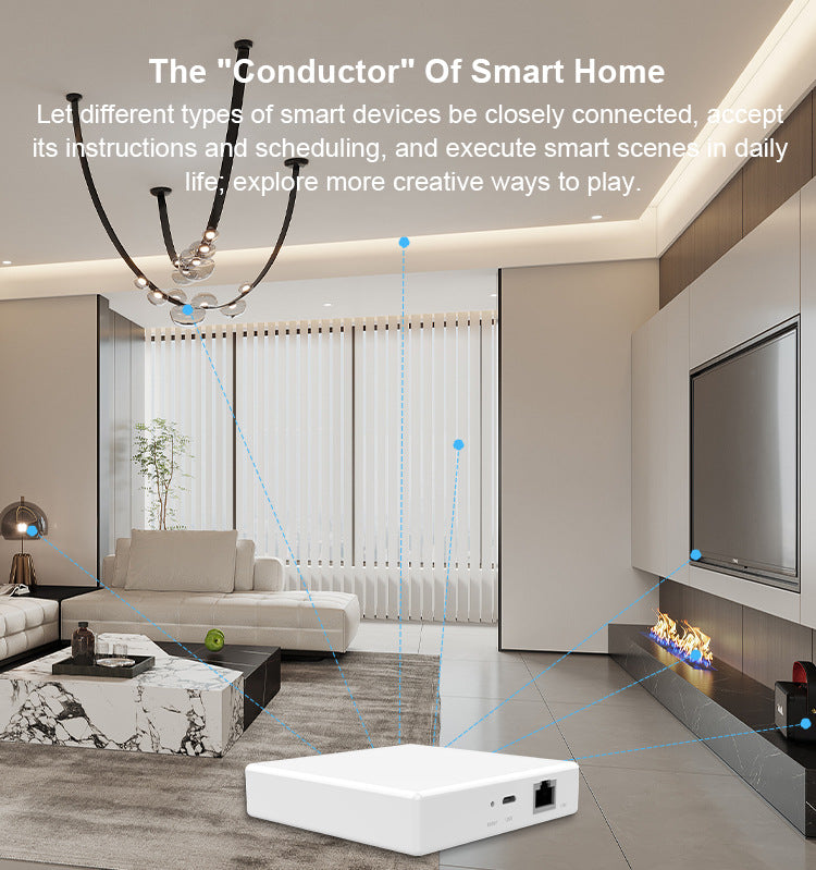 Matter Smart Home Hub – Wired Multi-Mode Gateway for Zigbee & IoT