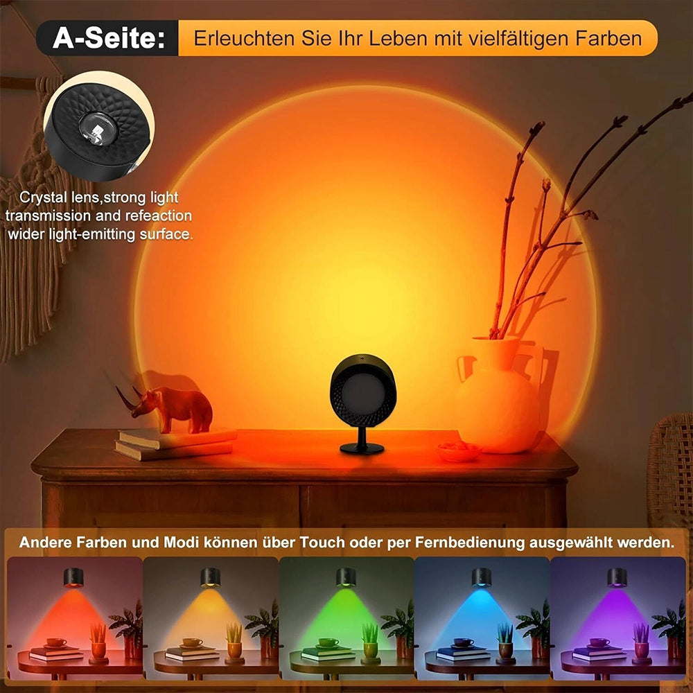 Rechargeable RGB LED Wall Sconce Lights - Magnetic Remote Night Lamp