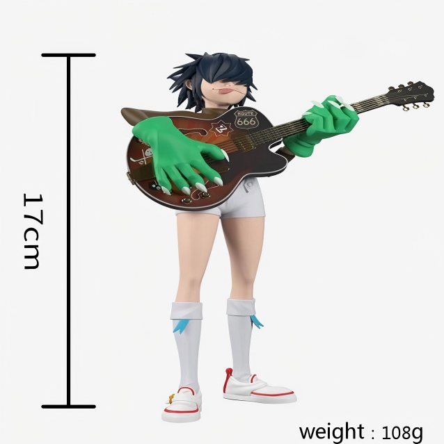 Gorillaz Band Model Rock Band Figures - Murdoc Russel Noodle Action Figures Toys Set