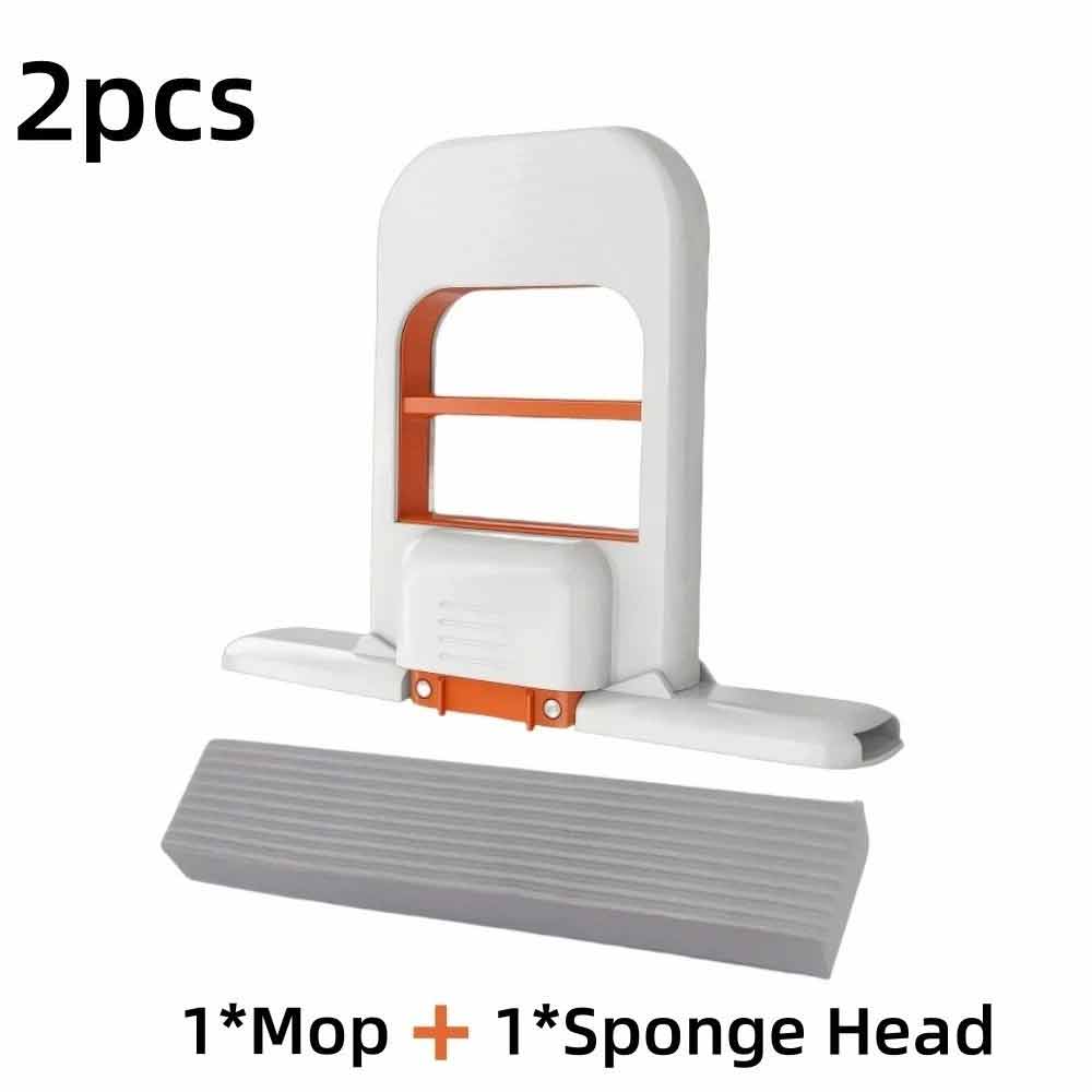 2-Pack Mini Self-Squeezing Sponge Mop – Desktop Kitchen Bathroom Cleaning Tool